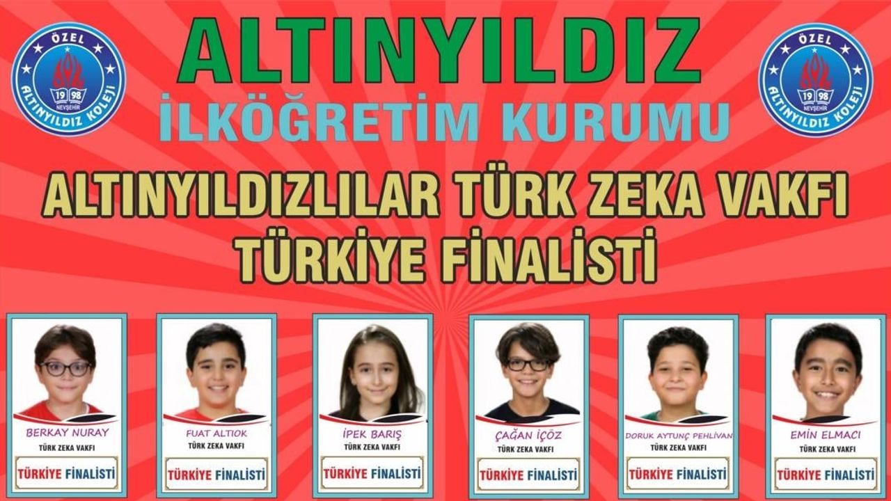 Altınyıldızlılar Türk Zeka Vakfı Türkiye Finallerinde