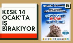 KESK 14 Ocak'ta İş Bırakıyor