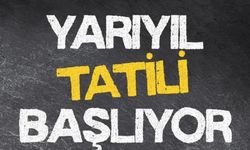 Yarıyıl Tatili Başlıyor