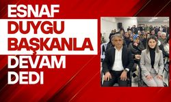 Esnaf Duygu Başkanla Devam Dedi