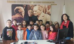 Atatürk İlköğretim Okulu Öğrencilerinden Belediye’ye Ziyaret