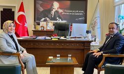 Kaymakam Doğan TKDK İl Koordinatörü Yılmaz'ı Makamında Ağırladı