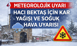 Hacıbektaş İçin Meteorolojik Uyarı: Kar Yağışı ve Soğuk Hava!