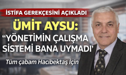 Meclis Üyesi Ümit Aysu’dan İstifa Sonrası Açıklama