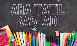 Okullarda İkinci Ara Tatil Bugün Başladı