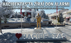 Hacıbektaş'ta Zirai Don Alarmı: Üreticiler Dikkat!