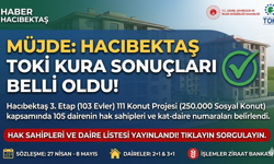 Hacıbektaş TOKİ Kura Sonuçları Belli Oldu! İşte Yeni Komşular