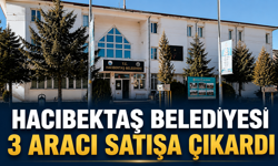 Hacıbektaş Belediyesi 3 Aracı Satışa Çıkardı