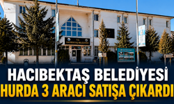 Hacıbektaş Belediyesi Hurda 3 Aracı Satışa Çıkardı