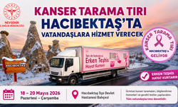Kanser Tarama Tırı 18–20 Mayıs’ta Hacıbektaş’ta Vatandaşlara Hizmet Verecek