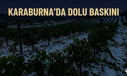 Karaburna’da Dolu Baskını: Çiftçinin Gözü Kulağı Arazide
