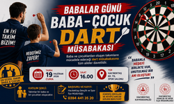 Hacıbektaş'ta Babalar Günü'ne Özel Baba-Çocuk Dart Müsabakası Düzenlenecek