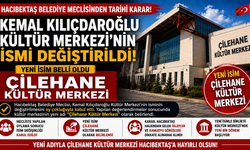 Kemal Kılıçdaroğlu Kültür Merkezi’nin Yeni Adı “Çilehane Kültür Merkezi” Oldu