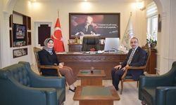 Nevşehir Aile ve Sosyal Hizmetler İl Müdürü Cüneyd Özdemir’den Hacıbektaş Kaymakamı Özlem Doğan’a Ziyaret
