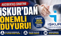 Hacıbektaş'ta İŞKUR'dan Stajyer Uygulaması İçin İş Yeri Ziyaretleri Başlıyor