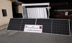 Hacıbektaş'ta Çalınan 59 Güneş Enerjisi Paneli Jandarma Operasyonuyla Bulundu