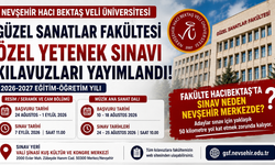 NEVÜ Güzel Sanatlar Fakültesi Özel Yetenek Sınavı Kılavuzlarını Yayımladı