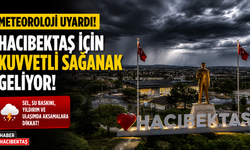Hacıbektaş İçin Meteoroloji Uyarısı: Kuvvetli Sağanak ve Gök Gürültülü Yağış Bekleniyor