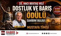 33. Hacı Bektaş Veli Dostluk ve Barış Ödülü'nün Sahibi Mustafa Timisi Oldu