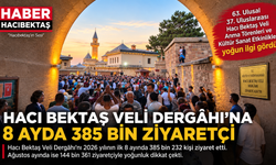 Hacı Bektaş Veli Dergâhı’na 8 Ayda 385 Bin Ziyaretçi