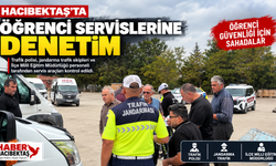 Hacıbektaş’ta Öğrenci Servislerine Denetim