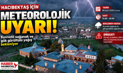 Hacıbektaş İçin Meteorolojik Uyarı: Kuvvetli Sağanak ve Gök Gürültülü Yağış Bekleniyor