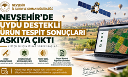 Nevşehir’de Uydu Destekli Ürün Tespit Sonuçları Askıya Çıktı