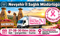 Hacıbektaş’ta Kanser Tarama Tırı 27, 28 ve 30 Ekim’de Hizmet Verecek