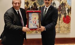 Hacıbektaş Belediye Başkanı, Habertürk Ankara Temsilcisi Muharrem Sarıkaya'yı Ziyaret Etti!