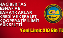 Hacıbektaş Esnaf Kefalet Kredisi Limiti 210 Bin Liraya Yükseltildi