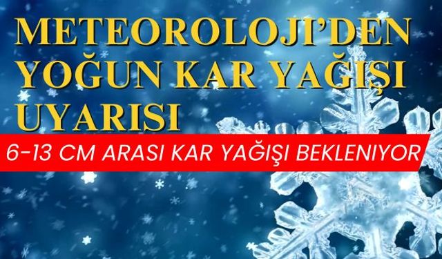 Meteoroloji'den Uyarı