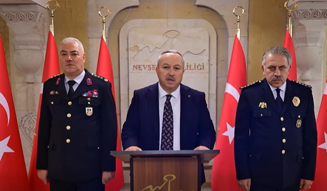 Nevşehir'de 2025 Yılı Asayiş Raporu Açıklandı