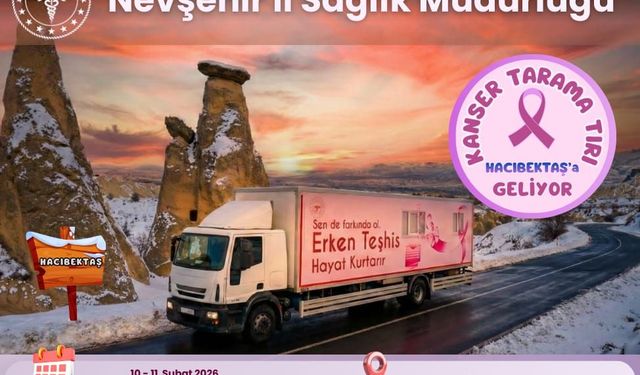 Kanser Tarama Tırı İlçemize Geliyor!