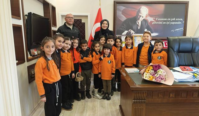 Kaymakam Özlem Doğan'ın Minik Misafirleri!
