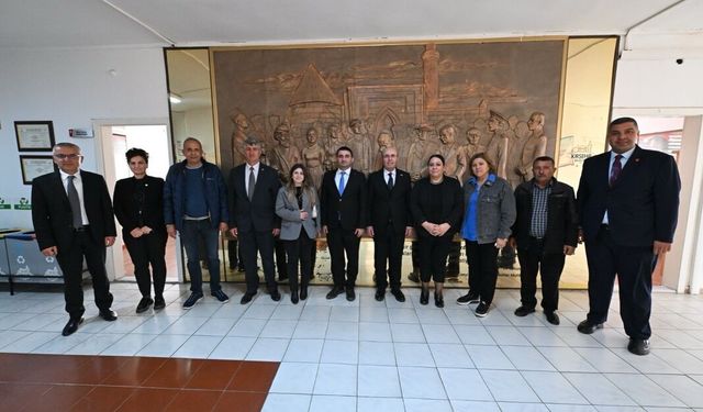 CHP Hacıbektaş İlçe Başkanlığı’ndan Kırşehir Belediye Başkanı Ekicioğlu’na Ziyaret