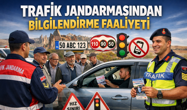 Trafik Jandarmasından Vatandaşlara Yeni Trafik Düzenlemeleri Hakkında Bilgilendirme