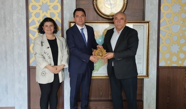 Hacıbektaş Heyetinden Kayseri Karayolları Bölge Müdürlüğü’ne Ziyaret