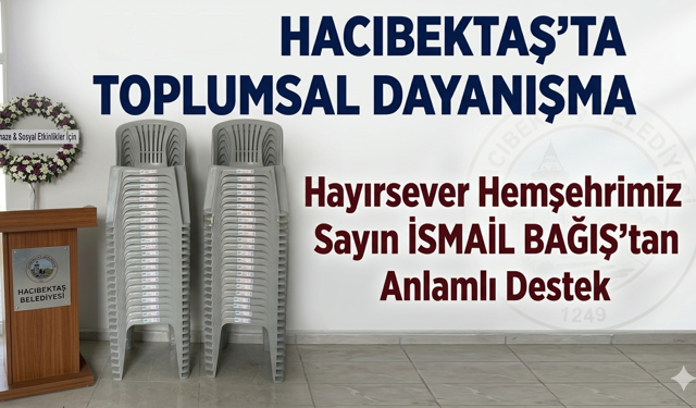 İsmail Bağış’tan Örnek Davranış: Belediye Sosyal Hizmetlerine Katkı