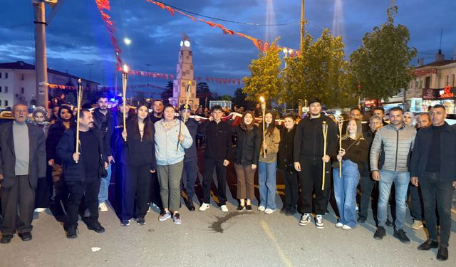 Hacıbektaş’ta 19 Mayıs Coşkusu Fener Alayıyla Yaşandı