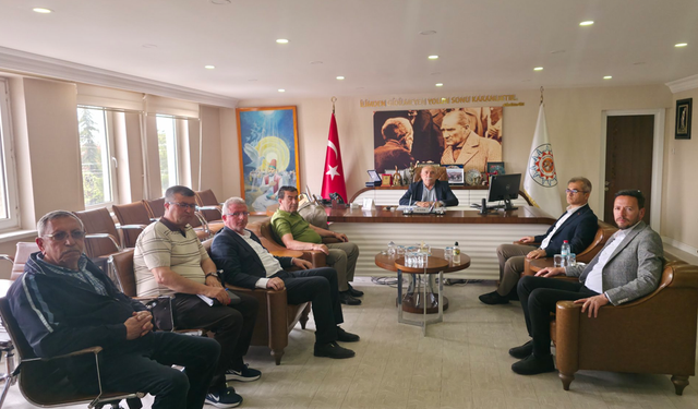 Kayseri Heyetinden Hacıbektaş Belediyesi’ne Ziyaret