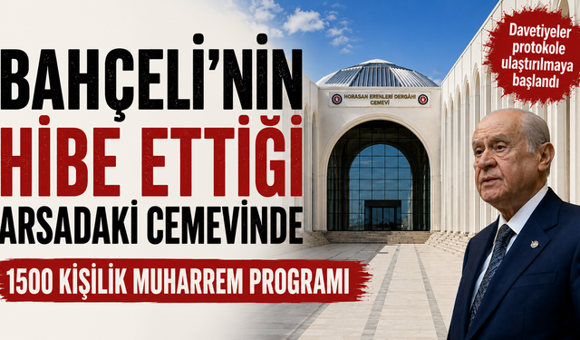 Bahçeli'nin Hibe Ettiği Arsadaki Cemevinde 1500 Kişilik Muharrem Programı