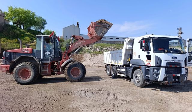 Hacıbektaş’ta Yol ve Kaldırım Çalışmaları Yeniden Başlıyor