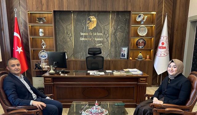 Hacıbektaş Kaymakamı Özlem Doğan’dan Avanos Kaymakamı Osman Bilici’ye Ziyaret