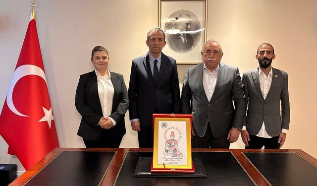 Başkan Ali Kaim’den Çankaya Köşkü’nde Ziyaret
