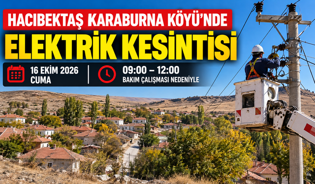Hacıbektaş Karaburna Köyü’nde Elektrik Kesintisi