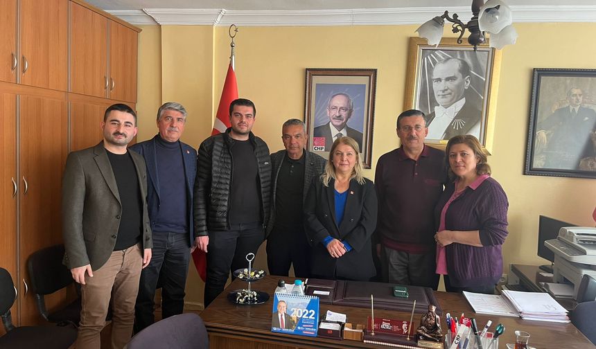 CHP MYK üyesi Yasemin Yılmaz Hacıbektaş İlçe Başkanlığı'nı ziyaret etti