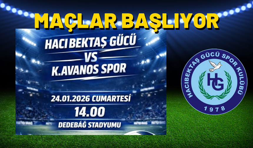 Hacıbektaş Gücü 2.Devre İlk Maçını Dedebağı'nda Oynanacak