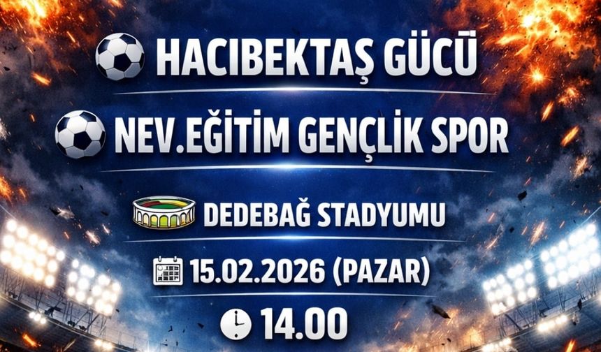 Lider Hacıbektaş Gücü Evinde Sahaya Çıkıyor!