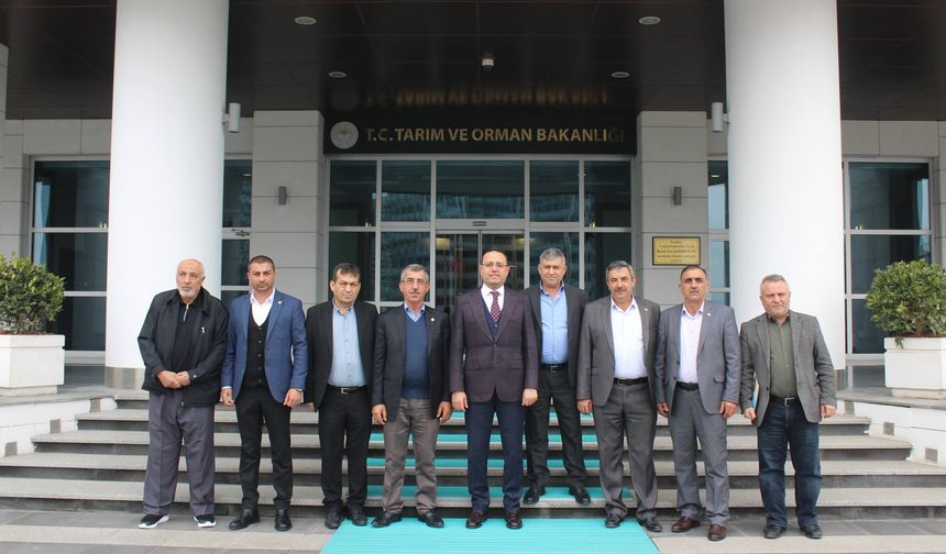 Hacıbektaş Ziraat Odası’ndan Ankara Ziyareti