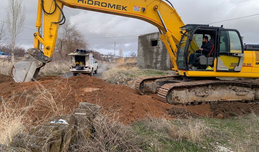 Hacıbektaş’ta İki Köyde Altyapı Çalışmaları Tamamlandı